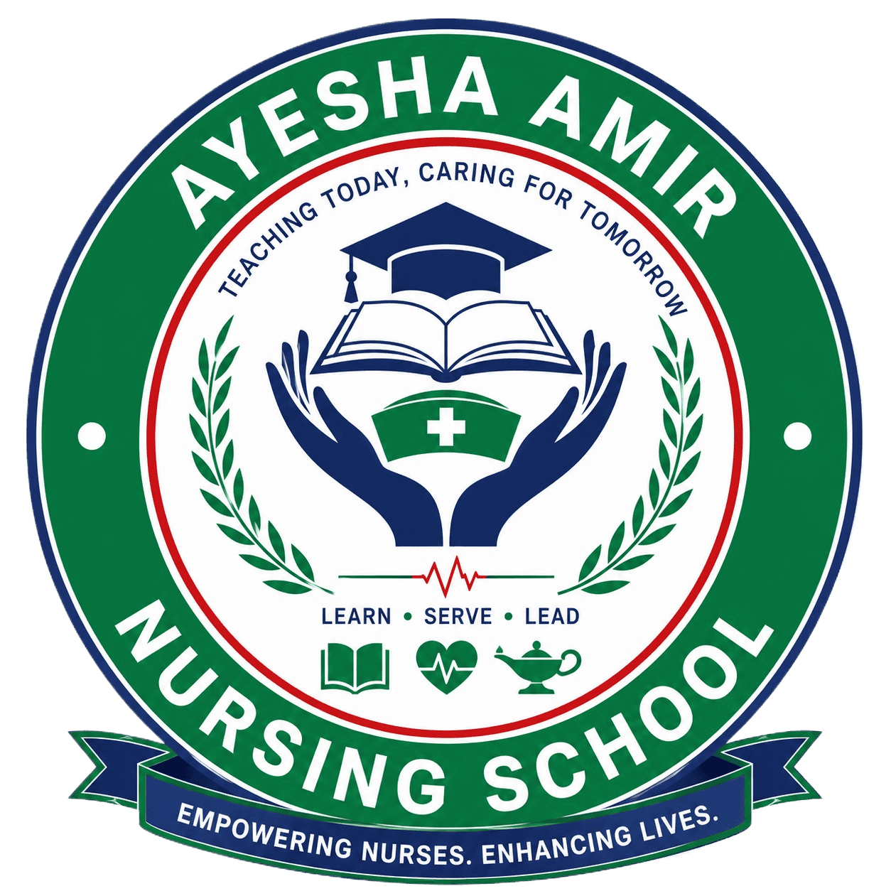 Ayesha Amir Nursing School Logo